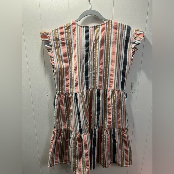 Loft Sleeveless Dress|Stripes|Size Small - Picture 2 of 5